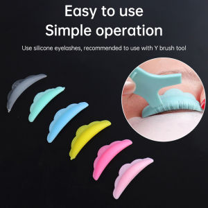 Bulu Mata Perm Bulu Mata Berwarna-warni Silikon Gasket Aplikator Bulu Mata Renda Bunga Matahari Gasket Lima Pasang Set COD -🌈Ninestar