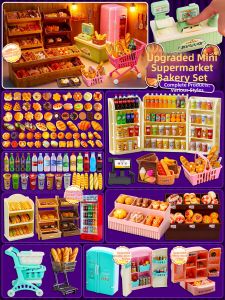 DIY Mini Market Simulation Toys