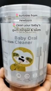 Autumnz | BZU BZU Baby Oral Cleaner 30pcs Newborn Cotton Swab Mouth Tongue Cleaner