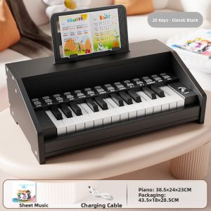 BABYSHOME | Wooden Play Piano for Kids