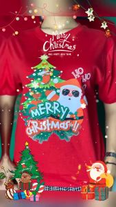 เสื้อยืดลาย Merry  Christmas 2024 No 04-05-06 เนื้อผ้า cotton 100% มีทั้งเด็กเล็กและของผู้ใหญ่