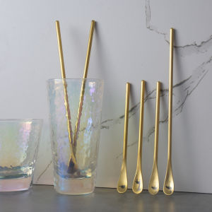 OUDING | Cute Animal Shaped Long Handle Stainless Steel Mixing Spoon