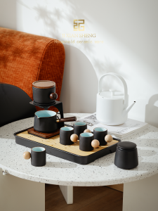 JIXIANSHENG | Automatic Elegant Light Kungfu Tea Set