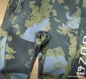 Bộ quần áo lặn hai mảnh ouzo 3mm làm từ cao su tổng hợp giữ ấm khi lặn