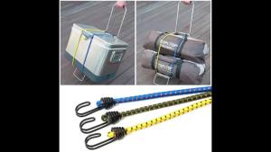 60cm Outdoor Camping Elastic Rubber Tent Rope with Hooks Hiking Travel Luggage Binding Tied Rope Stretch Tent Accessories