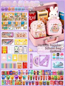 Miniature Simulated School Supplies Set Childrens Toy Book Bag