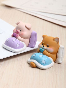 Đồ Trang Trí Máy Tính Để Bàn Văn Phòng Cảm Giác Cao Cấp Nhỏ Gọn Giải Trí Chữa Lành Quà Tặng Cho Đồng Nghiệp Phong Cách Hoạt Hình Thủ Công