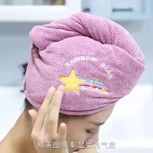 Handuk Keramas Kepala Cepat Akering Bahan Microfiber