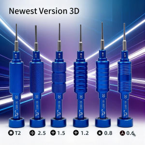 Upgraded High-Torque 3D Small Cannon Screwdriver Set Industrial Grade Repair Tool Kit with Ergonomic Handle for Precision Techs