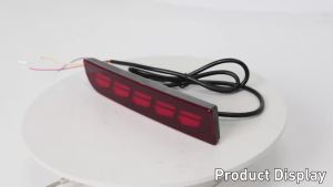 LED Rear Bumper Reflector Lights For Mitsubishi Lancer Evo Evolution ASX Outlander Sport RVR Dynamic Turn Signal Tail Brake Lamp