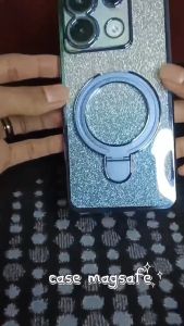 Case Magsafe Xiaomi Redmi 14C A4 Luxury Gliter Premium TPU Ring Magnetic Soft Case