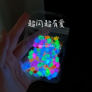 Mini Cute Turtle Pair up Glow in the Dark Colorful Decorative Accessories Creative DIY Gift Acrylic Animal Shaped Home Decorations