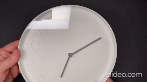 Jam Dinding Tembok Murah Tanpa Suara Minimalis Bulat 25 cm - Home Wall Clock