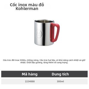 Coleman | Cốc Pha Cà Phê Thoáng Không Cần Giấy Lọc 304 Thép Không Gỉ
