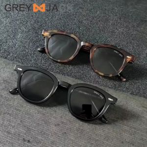 Grey Jack Kacamata Hitam Sunglasses Polarized UV400 Model Kotak Simple Keren TR90+Acetate Laki-laki dan Wanita 9079