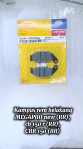 Kampas rem cakram belakang KSP 1700 MEGAPRO NEW CB 150R CBR 150R ASLI ASPIRA