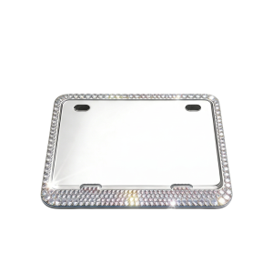 TENGYUN | Decorative Motorcycle License Plate Frame Diamond Embedded