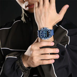 NAVIFORCE Original Mens Watch Sport Waterproof Luminous Quartz Wristwatch Silicone Strap Digital Alarm Clock Relogio Masculino