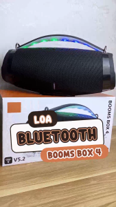 ( HÀNG LOẠI 1 ) Loa Bluetooth Boombox 4 Du Lịch Thế Hệ Mới - Bass Mạnh Âm Thanh Lớn Cực Đỉnh Bluetooth 5.2 Thiết Kế Thời Trang Sàng Điệu Lỗi 1 Đổi 1