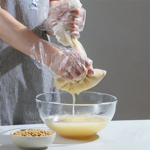 กระเป๋าตาข่ายที่กรองนมถั่วเหลืองอเนกประสงค์แบบพกพาอเนกประสงค์ถุงเครื่องกรองอาหารอเนกประสงค์สำหรับใช้ในครัวเรือน