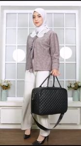 Tas Koper Travel Bag Croco Kulit Sintetis