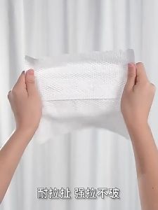 ผ้าเช็ดหน้าแบบใช้แล้วทิ้ง ทิชชู่เช็ดหน้า ทำความสะอาด ผ้าฝ้าย ผ้าเช็ดหน้า เช็ดเครื่องสำอางค์ กระดาษทิชชู่