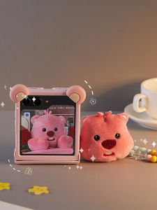 Ultra-Thin Foldable Phone Case for Samsung ZFlip7 ZFlip6 ZFlip3/4/5 Cartoon Design Protective Cover W24 Flip W25 Flip W23 Flip