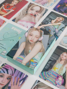 Lomo Style Gidle Album Non-Card Female Idol Mini Card Collectible Souvenir Official Fan Mail Art Print Poster Cultural Goods