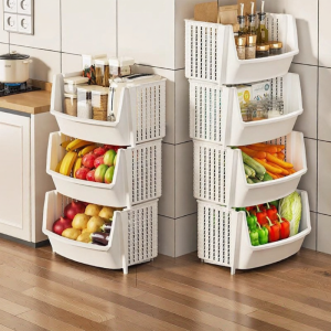 Convenient Multilayer Kitchen Organizer Shelf