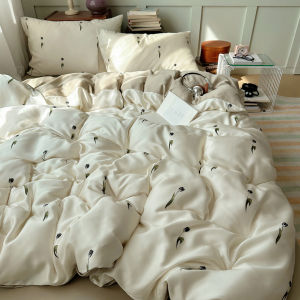 MINGSHA | Cool Touch Ice Silk Breathable Bedding Set