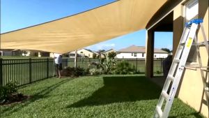 Lưới Che Nắng 90% - May Viền Đóng Khoen nhiều phong cách Chống Nắng Mái Che Nắng Mái Hiên Nhà Kính Vườn Ngoài Trời Mái