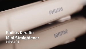 Philips Keratin Mini Straightener | 210°C Professional Temp 60s Fast Heat-Up Portable Travel Size