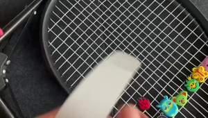 【Transparent Tennis Racket Paddle Head Protection Tape Reduce Friction Sticker TPU Protection Tape Sports Parts】