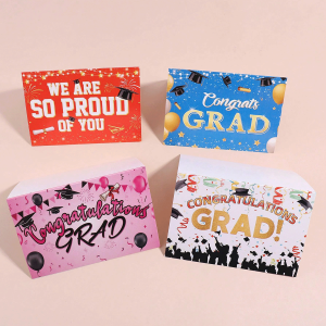 6pc Graduation Cards with Envelopes Set Blessings Suitable for Graduation Party Celebrations Graduation Messages for Friends