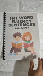 FRY WORD FLUENCY SENTENCES