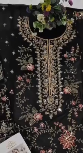 Women Heavy Chiffon Embroidered Suit Set with Dupatta | Party Wear Designer Salwar Suit