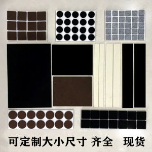 Đệm Chân Bàn Ghế Gỗ Đỏ Tự Dính Đệm Chân Ghế Cà Vạt Đệm Chân Ghế Sofa Đệm Chân Bàn Trà Đệm Chân Sàn Bằng Vải Lông Cừu Hình Tròn Chống Trượt