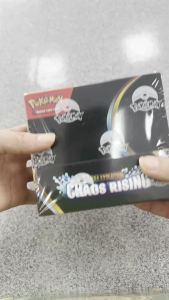 Bandai | Pokémon Cards Chaos Rising Booster Box 36 Packs 360 Cards English TCG Collectible Trading Card Game Toys for Kids Gift