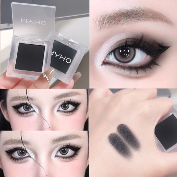 INS Smoky Monochrome Eyeshadow Palette Black and White Soot Nude Matte ...
