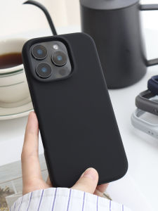 Liquid Silicone Phone Case for  16Pro 15Promax 14Plus 13 Simple High-End Feel Coconut Shell Research Institute Protection against Falls