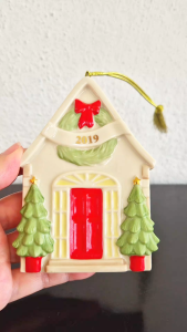 Lenox hanging Christmas ornament