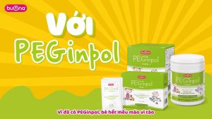 Buona Peginpol lọ 100g giúp bé nhuận tràng giảm táo bón | nhập khẩu chính hãng từ Ý