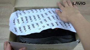 Sepatu Safety Pria Sefty Ujung Besi Anti Slip Sol Karet Lavio Geneva Premium Best Quality