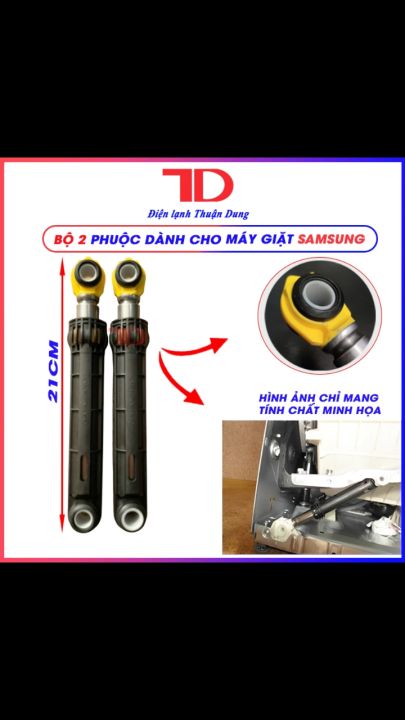 Vị trí phuộc giảm xóc máy giặt cửa ngang