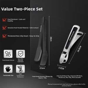 Mad Shark | Heat-Resistant Silicone Food Tongs