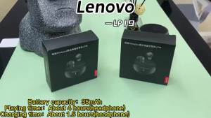 Lenovo | Original Lenovo LP19 PRO TWS Wireless Upgrade Bluetooth Earphones HiFi Sound Music Touch Earbuds Long Standby Gaming Headset Ne