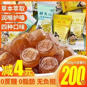 Sugar-free Herbal Throat Soothing Lozenges