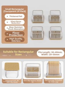 SIVASS | Silent Wear-Resistant Silicone Furniture Leg Protectors