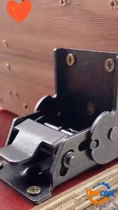 บานพับล็อคขาโต๊ะ บานพับขาโต๊ะแบบพับได้ 90 /180 องศา ขาโต๊ะพับได้เอนกประสงค์ บานพับเหล็ก ขาโต๊ะพับได้ 90 /180 องศาบานพับขาโต๊ะพับได้ อะไหล่ฮาร์ดแวร์บานพับ 90/180 degree folding table leg hinge อะไหล่เฟอร์นิเจอร์ บานพับล็อคในตัว 90/180 องศา เหล็กบานพับ