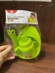 4 IN 1 Feeding Bowl and Feeding Set For Babies